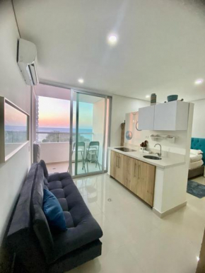 Apartaestudio Rodadero Sur RW TOWER Piscina